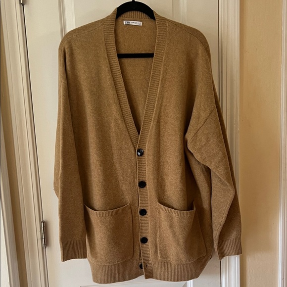 Zara Other - Zara Camel Cardigan Sweater